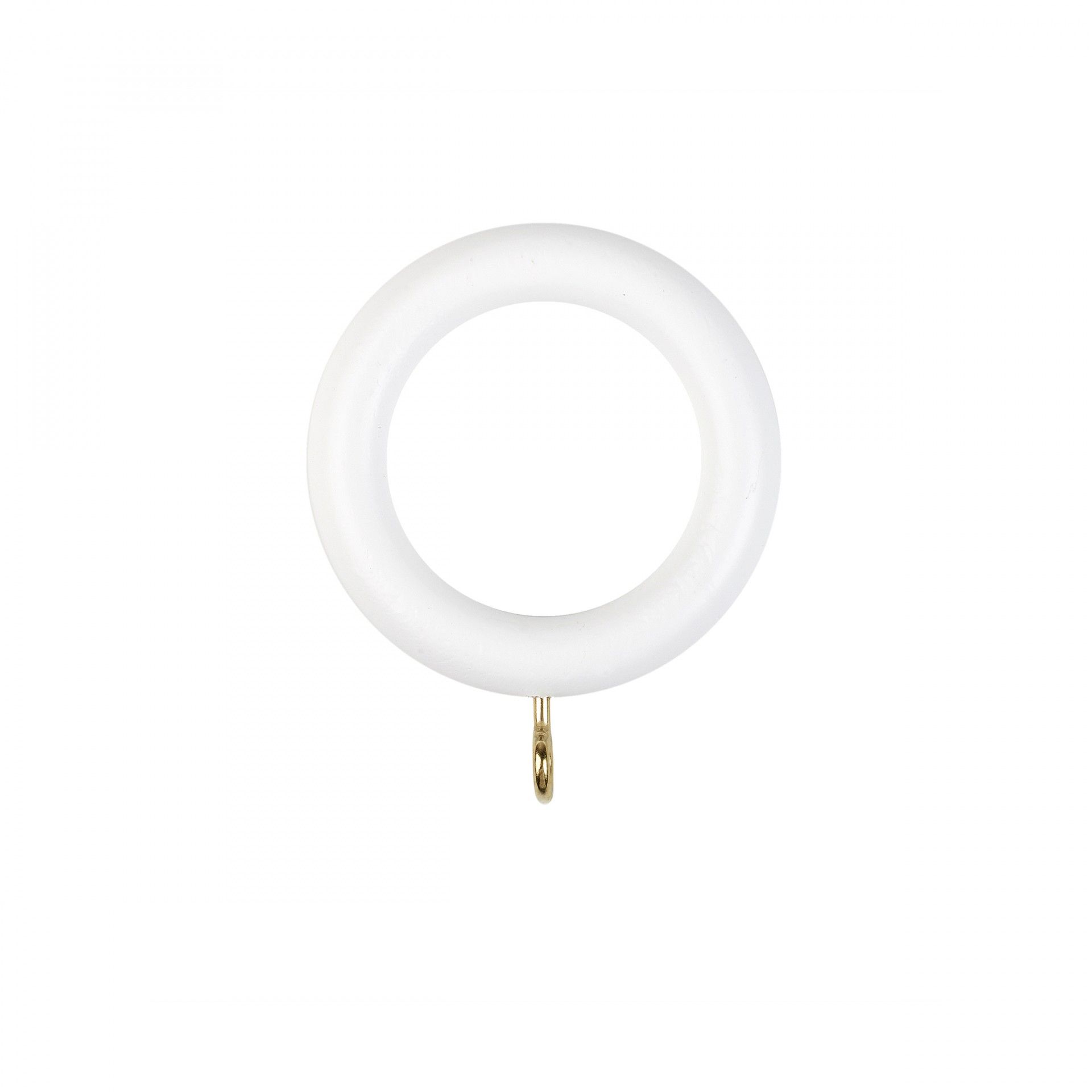 Argolas Wood Branco 28mm