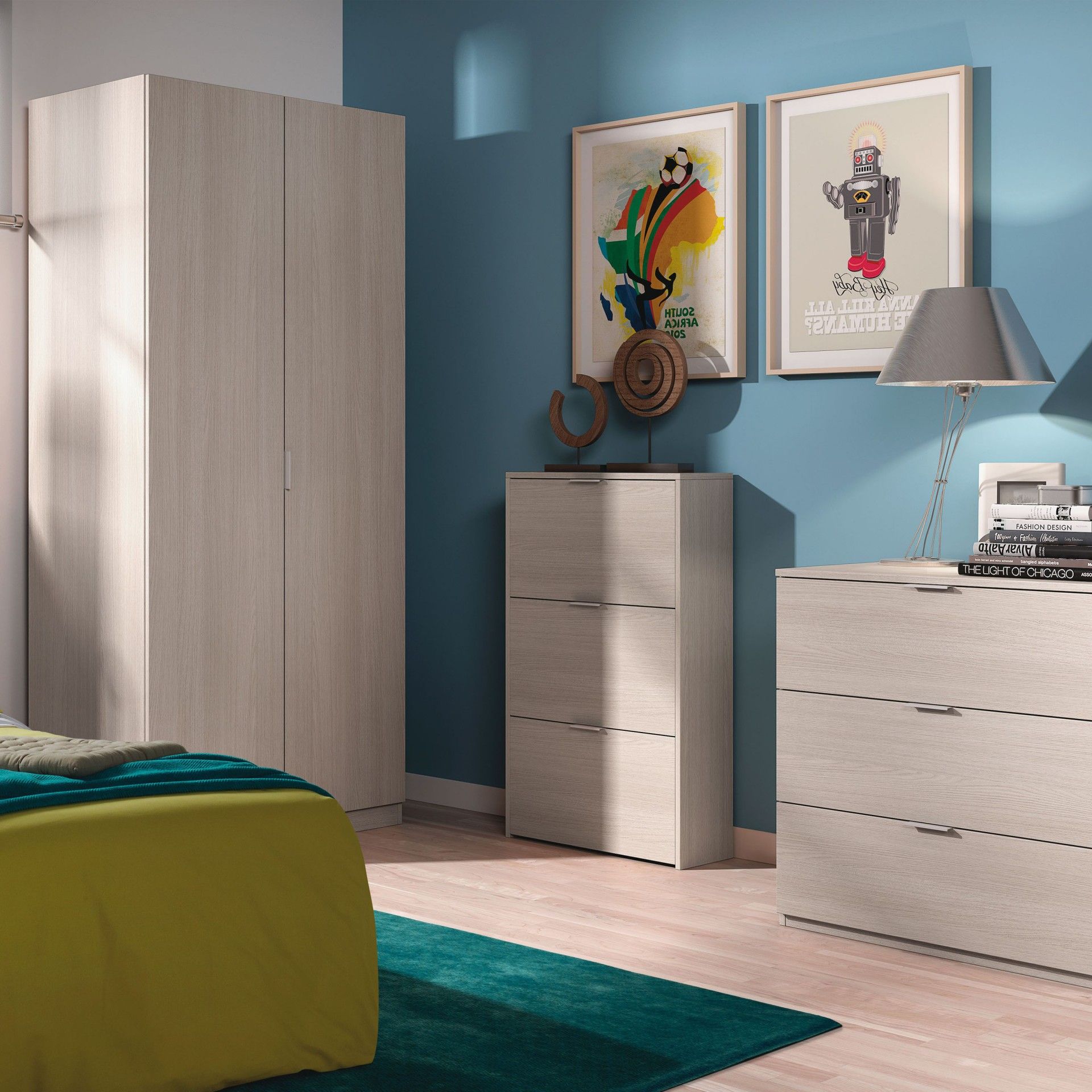 Sapateira 3 Portas Carvalho