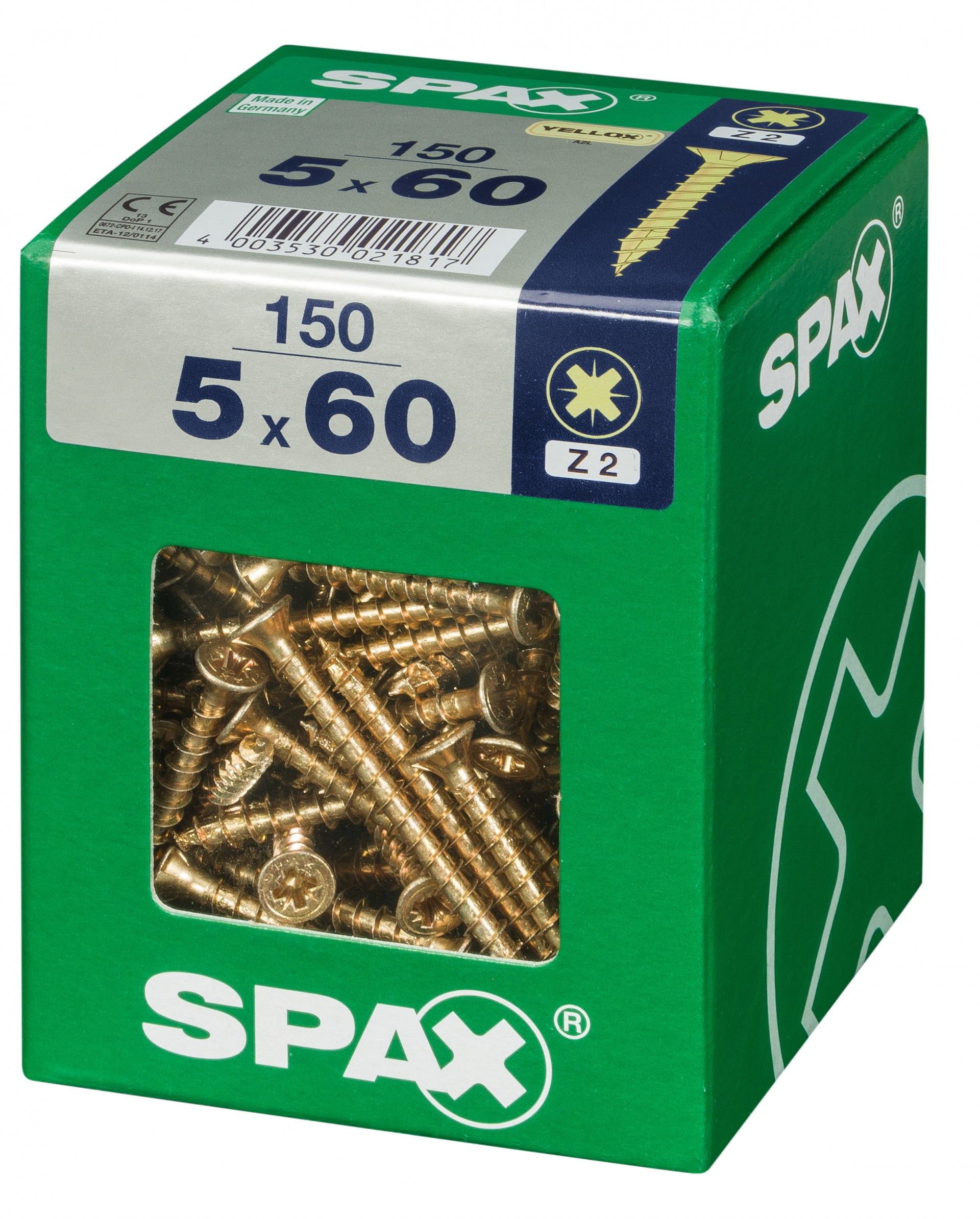 SPAX CP YELLOX 5x60mm XL