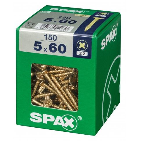 SPAX CP YELLOX 5x60mm XL SPAX CP YELLOX 5x60mm XL
