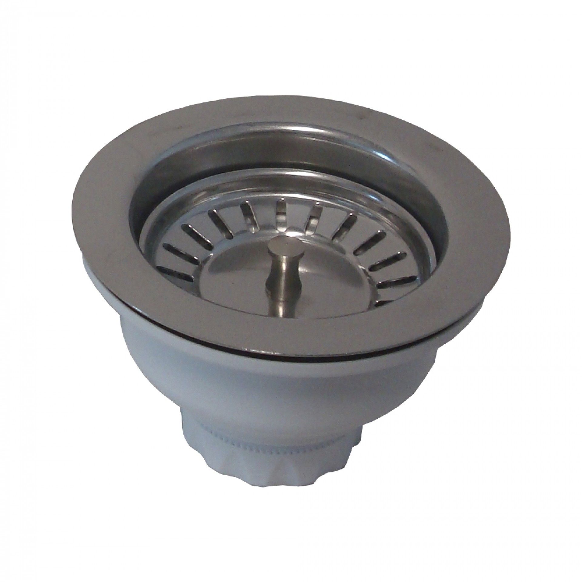 Válvula Roscada 1 1/2"Cesto Inox