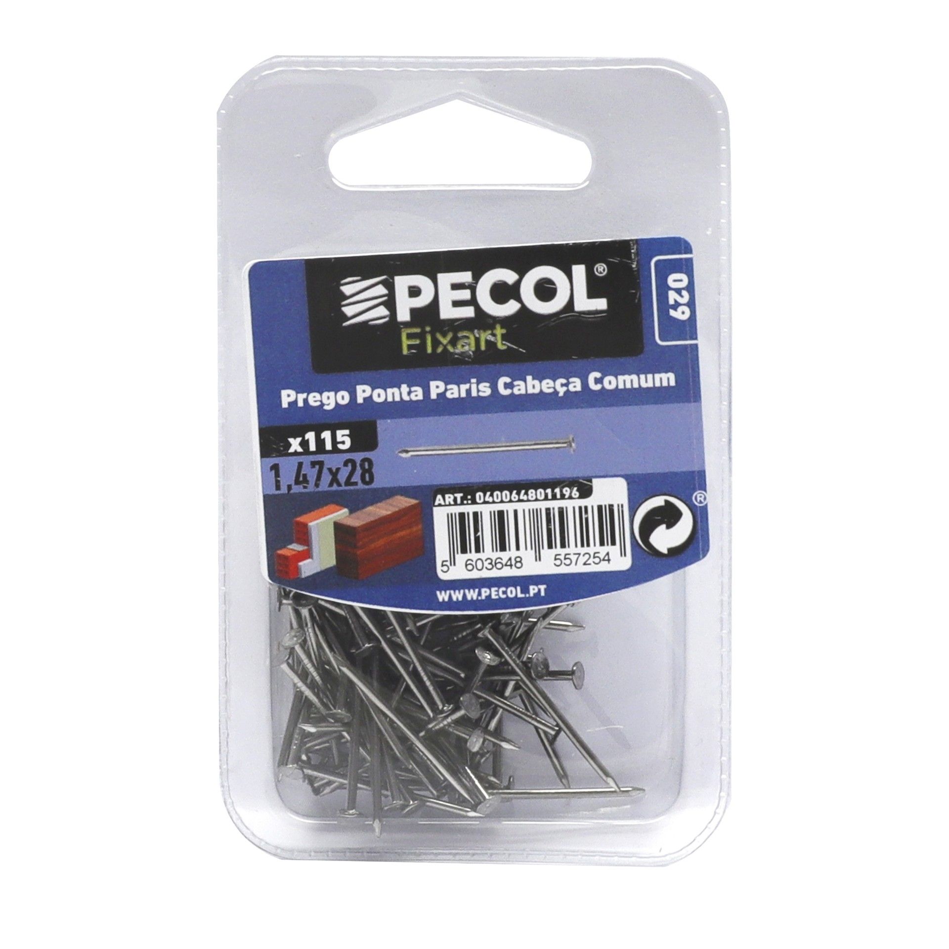 Prego Ponta Paris Cabeça Comum 17x 9