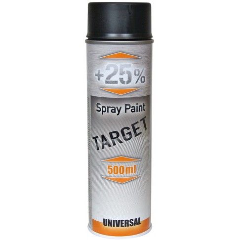 Spray Target RAL 9005 Preto Mate 500ml Spray Target RAL 9005 Preto Mate 500ml