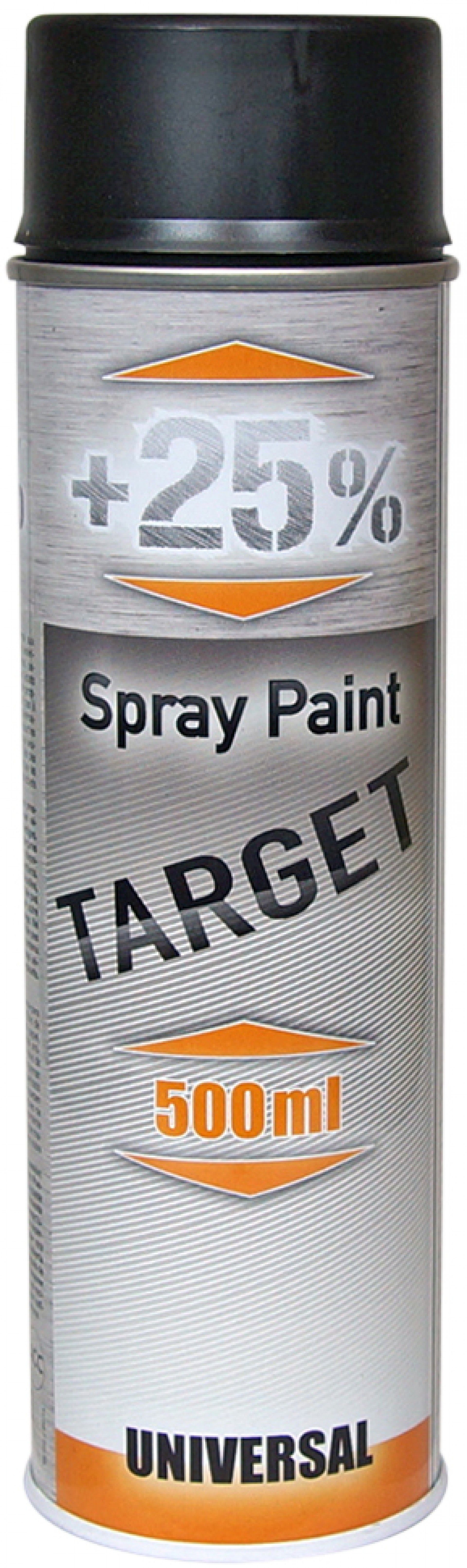 Spray Target RAL 9005 Preto Mate 500ml