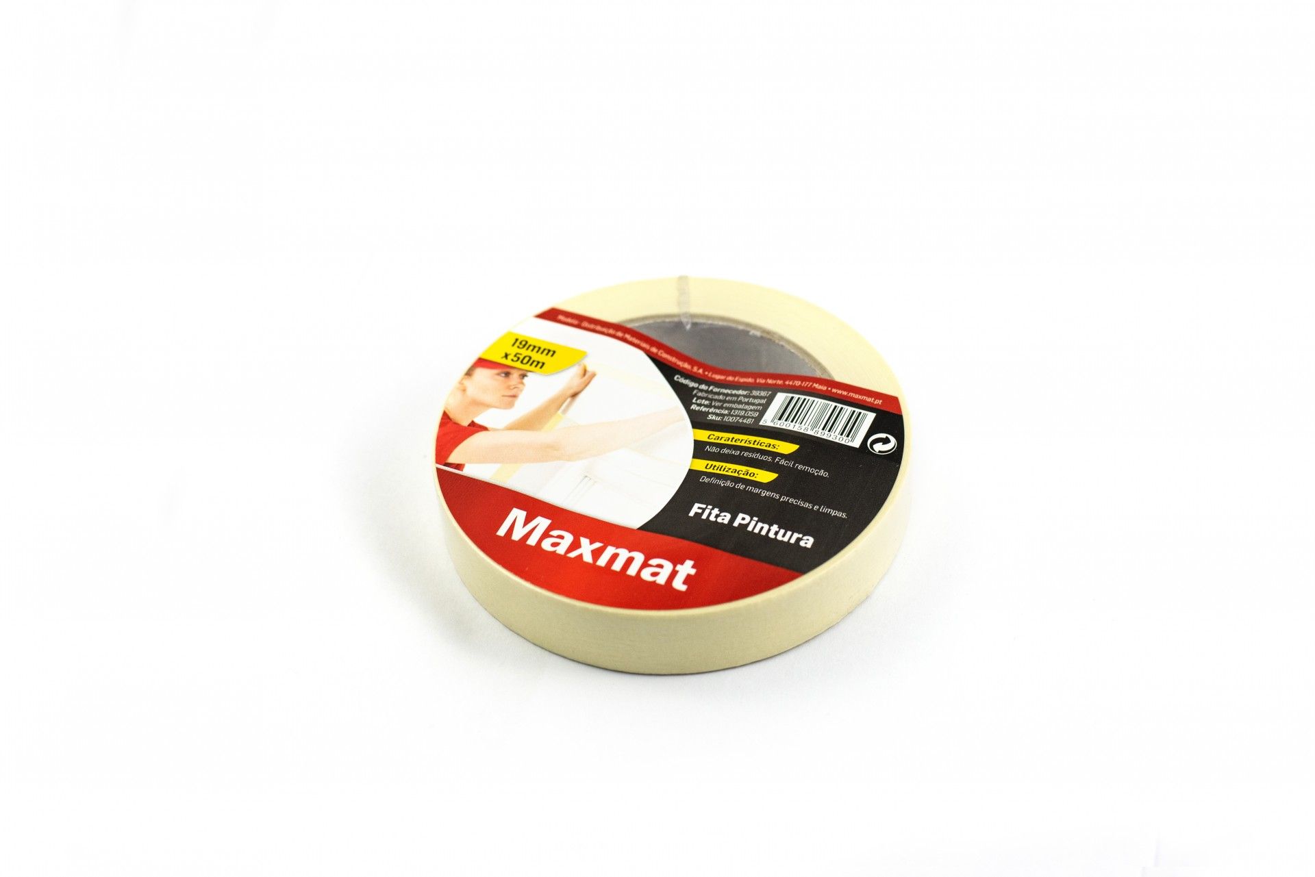 Fita de Pintura Lisa Maxmat 50mx19mm