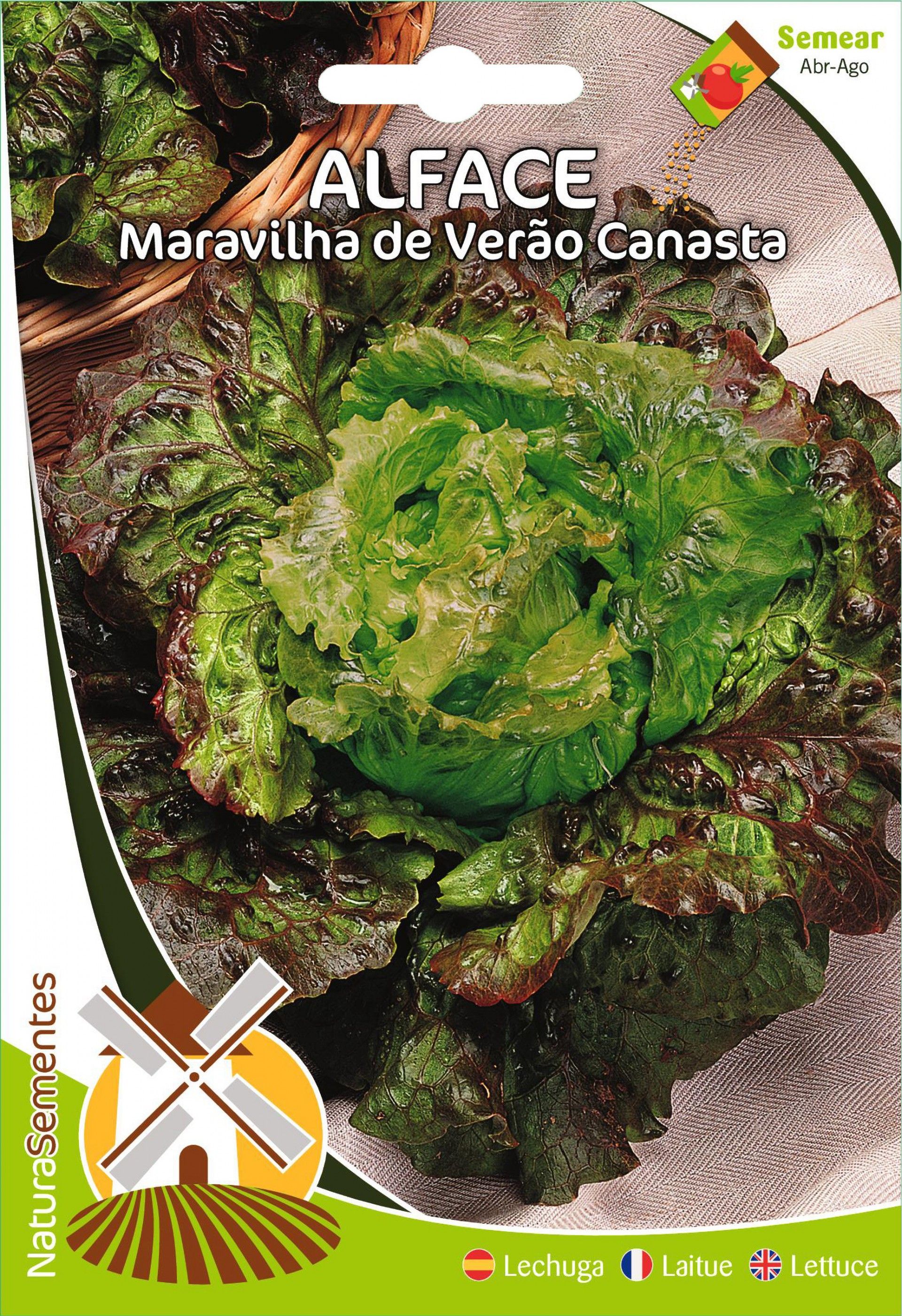 Alface Maravilha De Verão Canasta