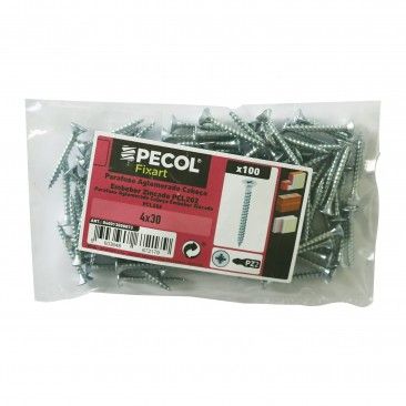 Parafuso Aglomerado Cabe�a Embeber Pz 4x30