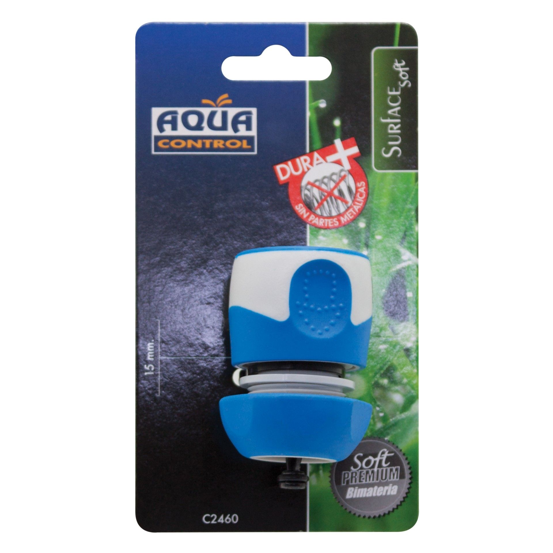 Ligação Mangueira c/stop 15mm