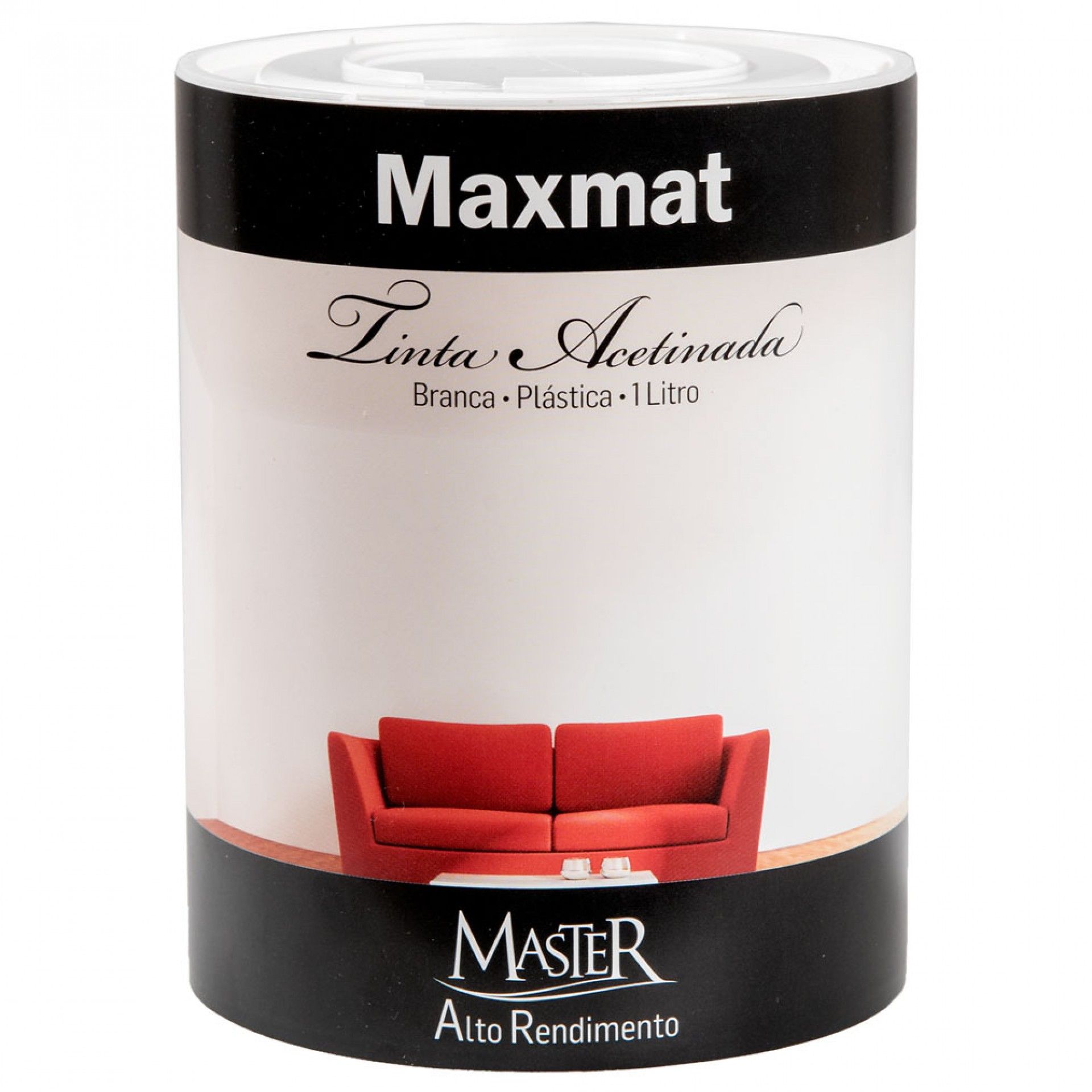 Tinta Master Interior Branca Acetinada 1L