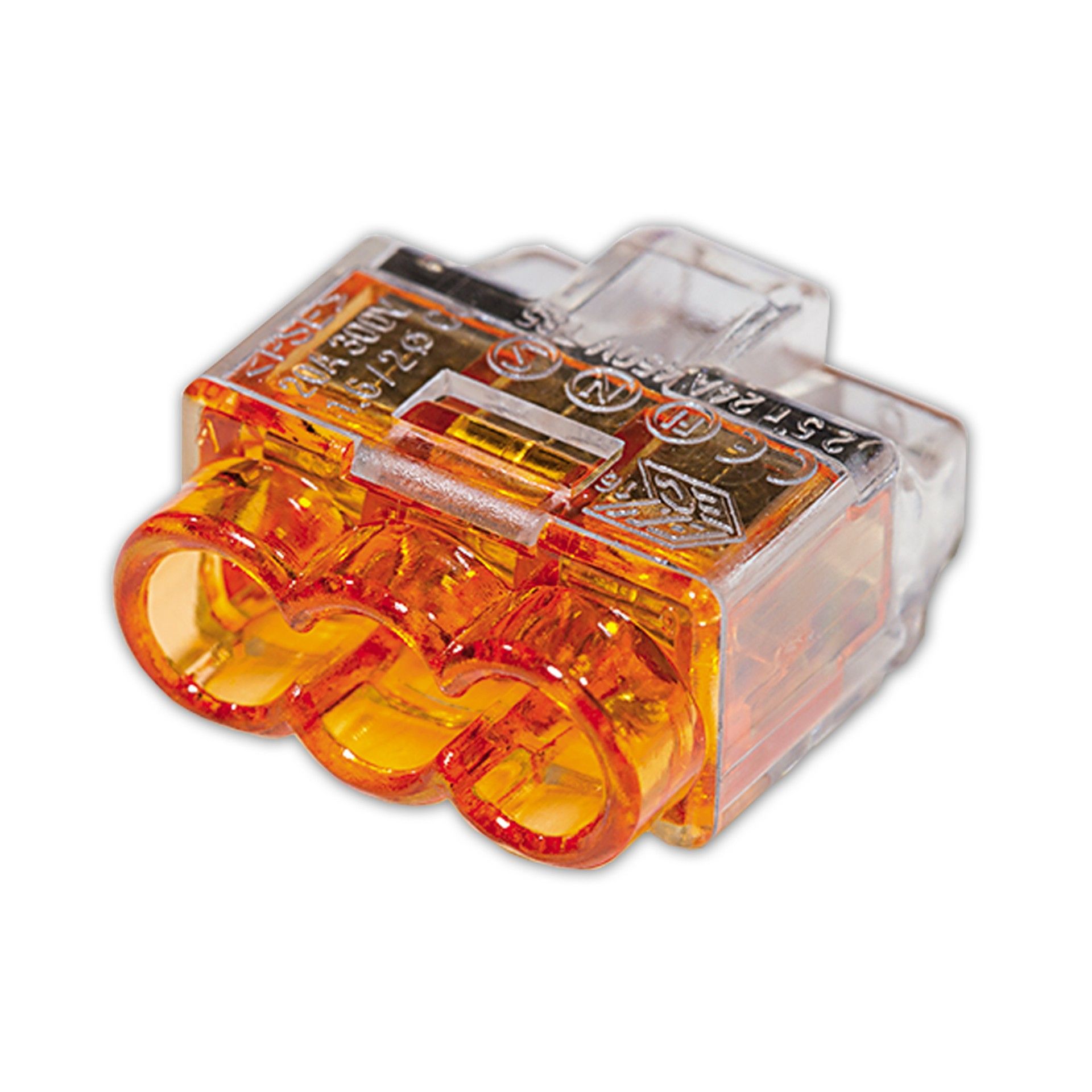 20 Ligadores Rápidos P/Cabo Fléxivel 3p