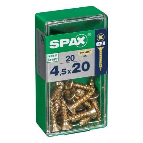 SPAX CP YELLOX 4,5x20mm S SPAX CP YELLOX 4,5x20mm S