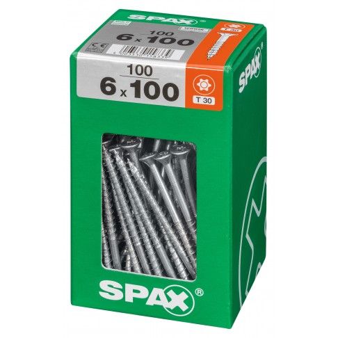 Tornillo Mad 5,0X25 Tr Spax Wirox 60 Pz Z2 C/Plana