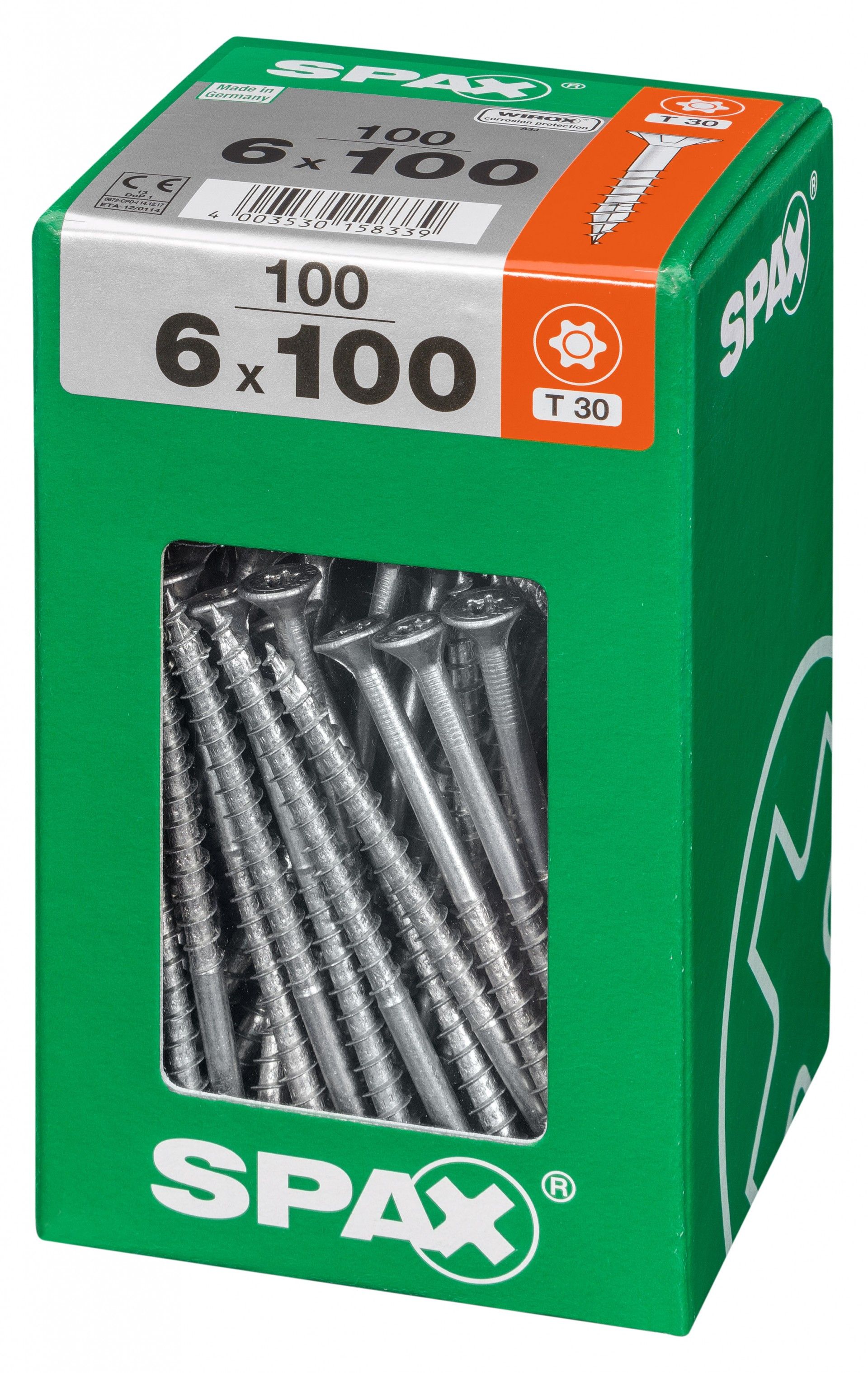 SPAX TRX CP WIROX 6x100mm XXL