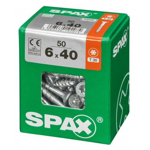 SPAX TRX CP WIROX 6x40mm L SPAX TRX CP WIROX 6x40mm L