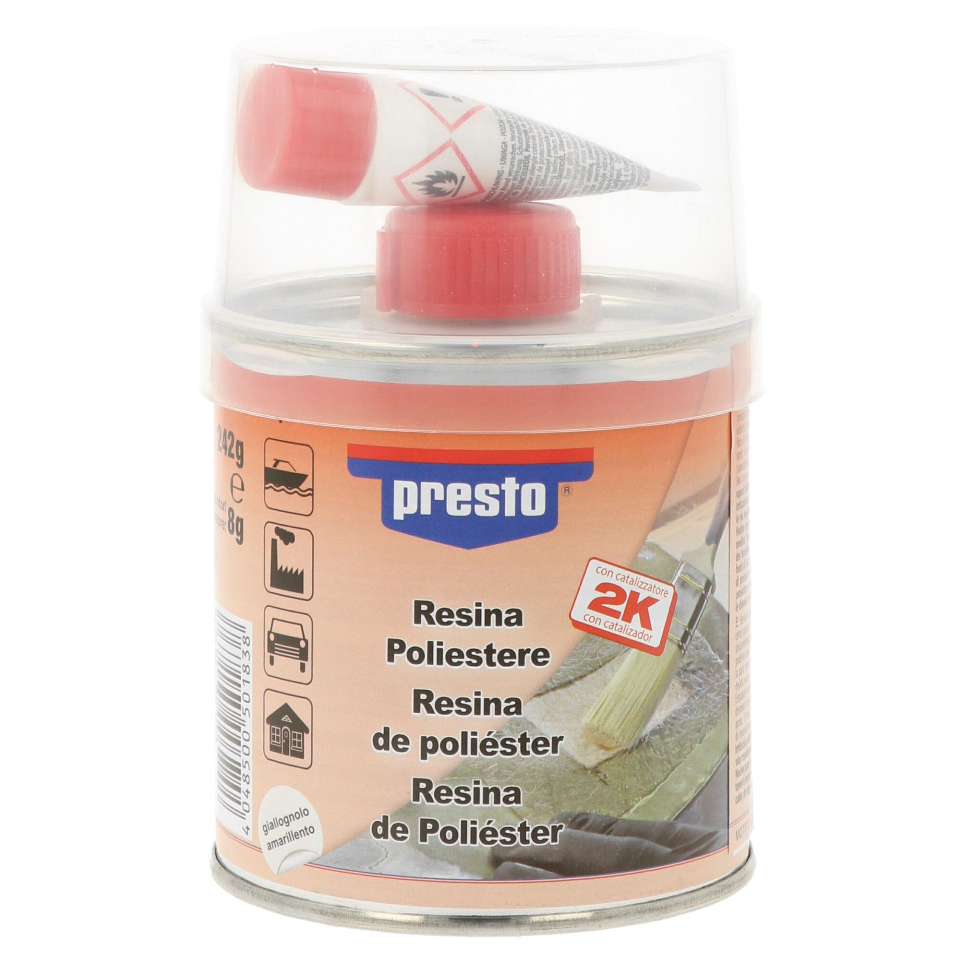 Massa Resina de Poliester 250g