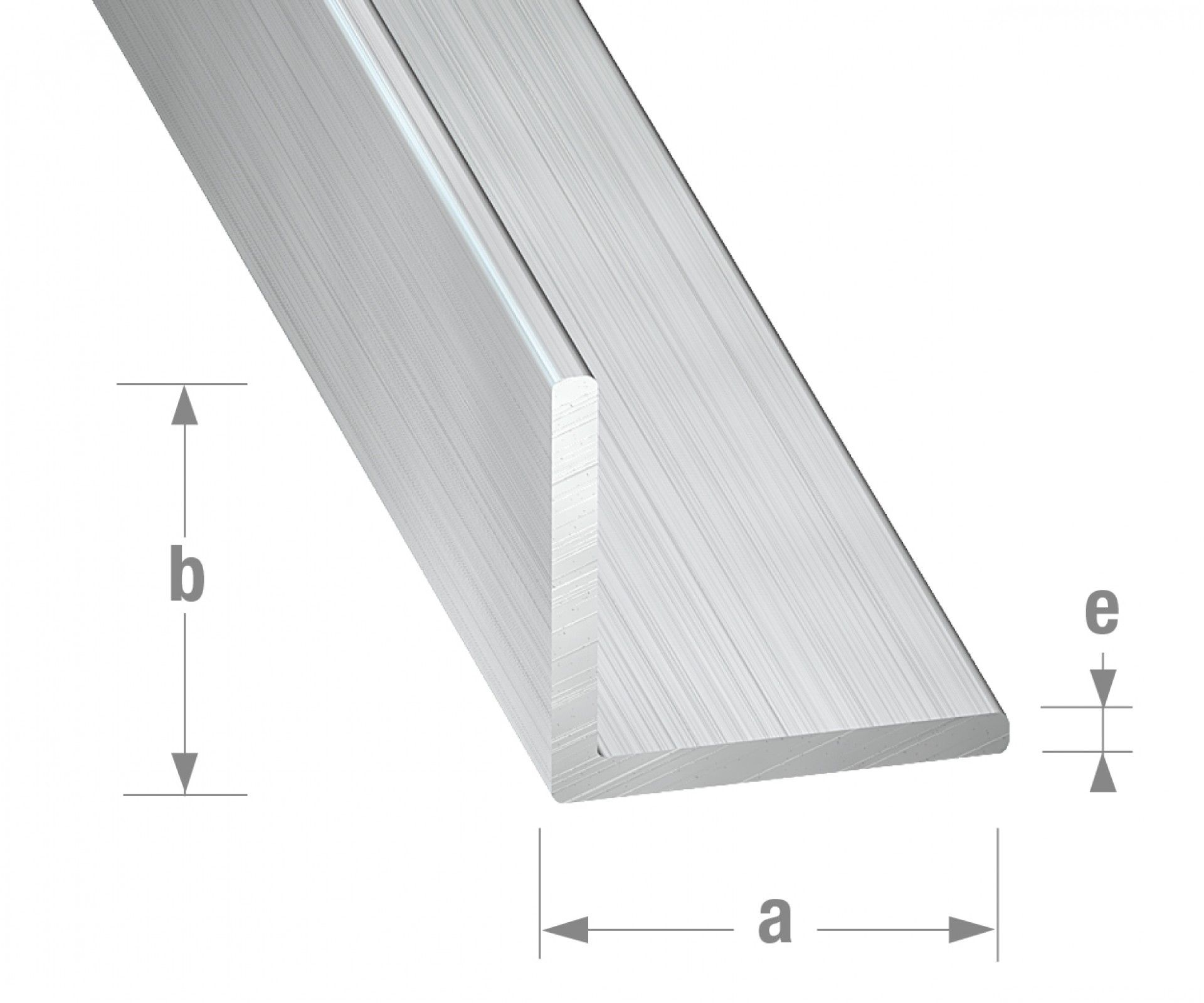 Perfil Ângulo Tabuleiro Alumínio 30x30mm-1m
