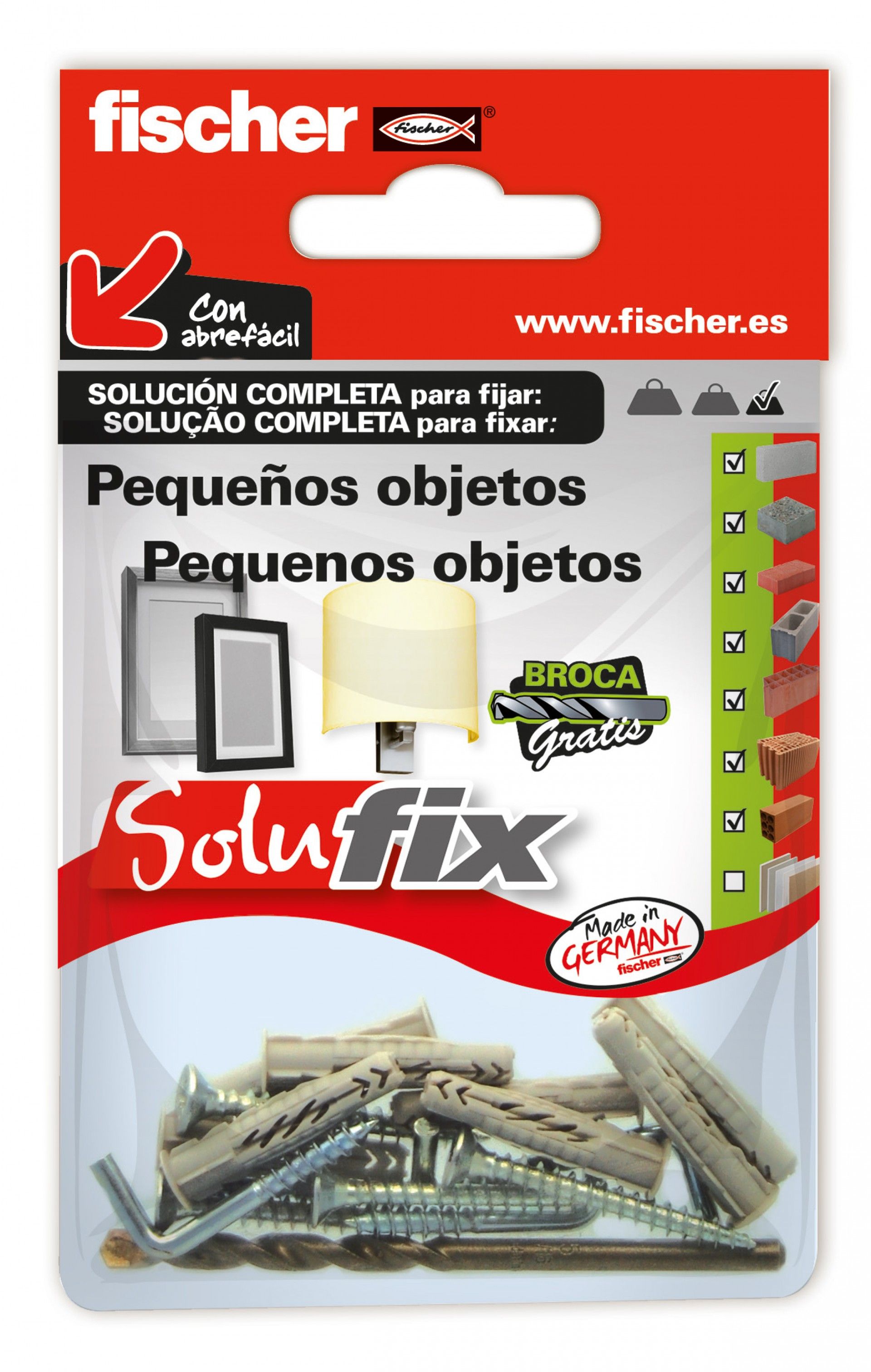 Kit Fixação Pequenos Objetos SOLUFIX