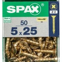 SPAX CP YELLOX 5x25mm M SPAX CP YELLOX 5x25mm M