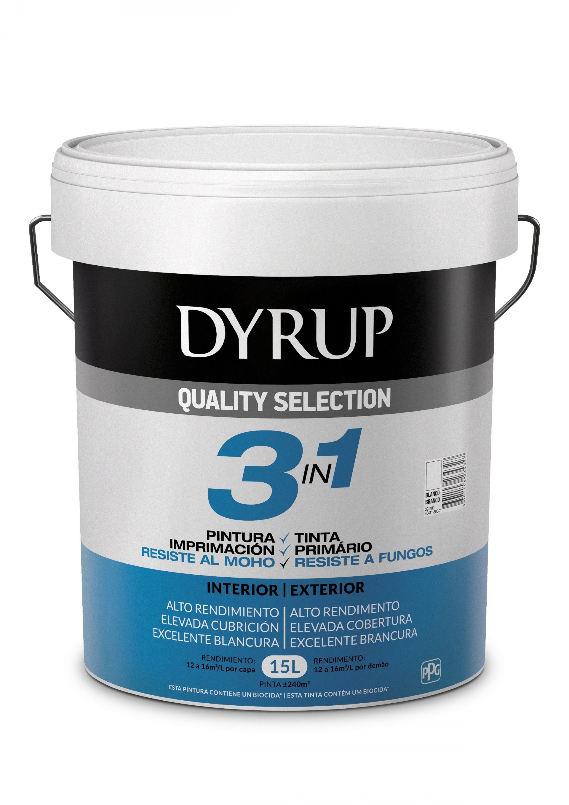 Tinta Plástica Anti-Fungos 3em1 DYRUP