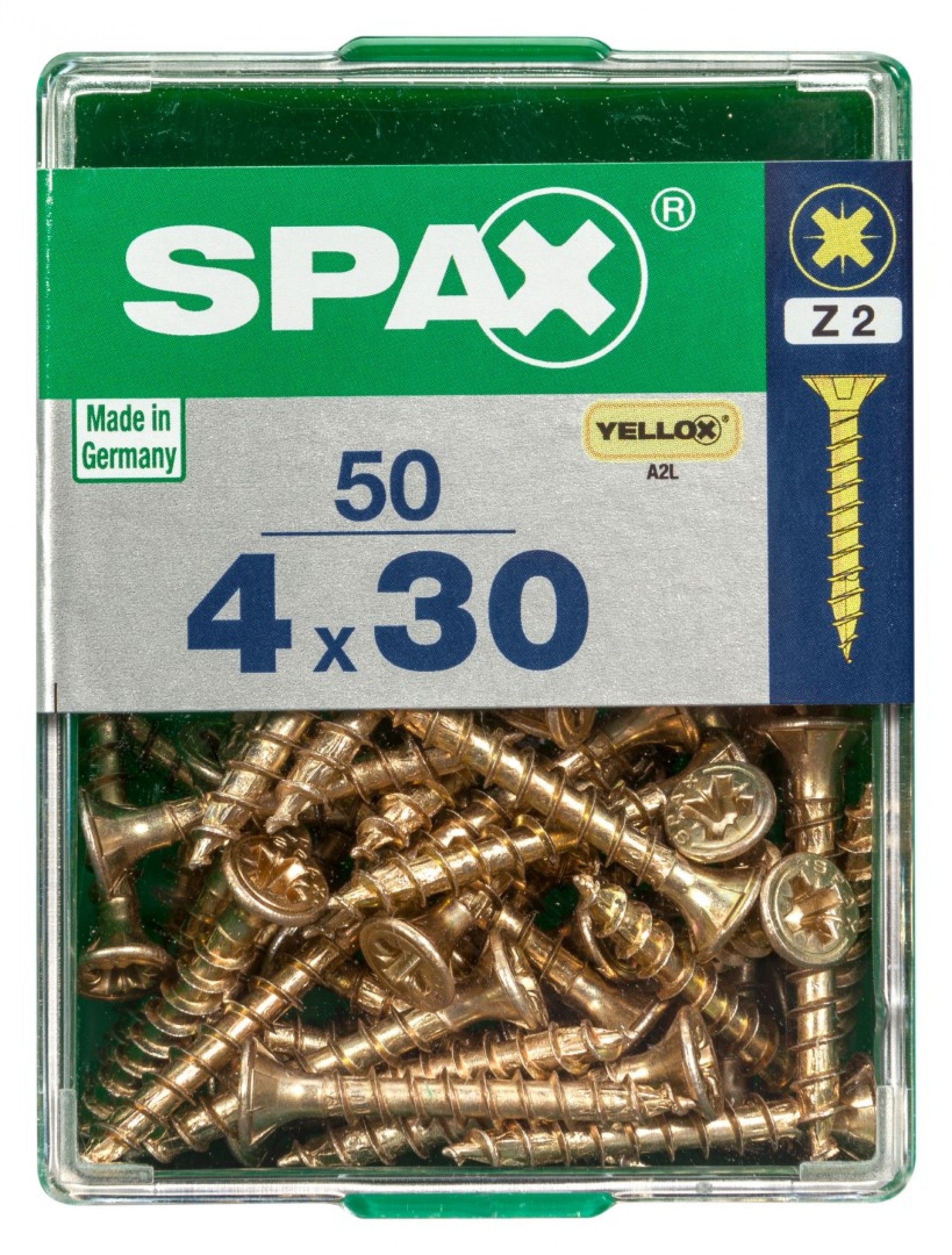 SPAX CP YELLOX 4x30mm M