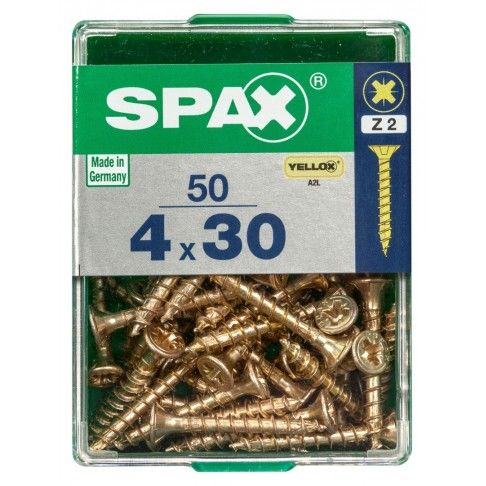 SPAX CP YELLOX 4x30mm M SPAX CP YELLOX 4x30mm M
