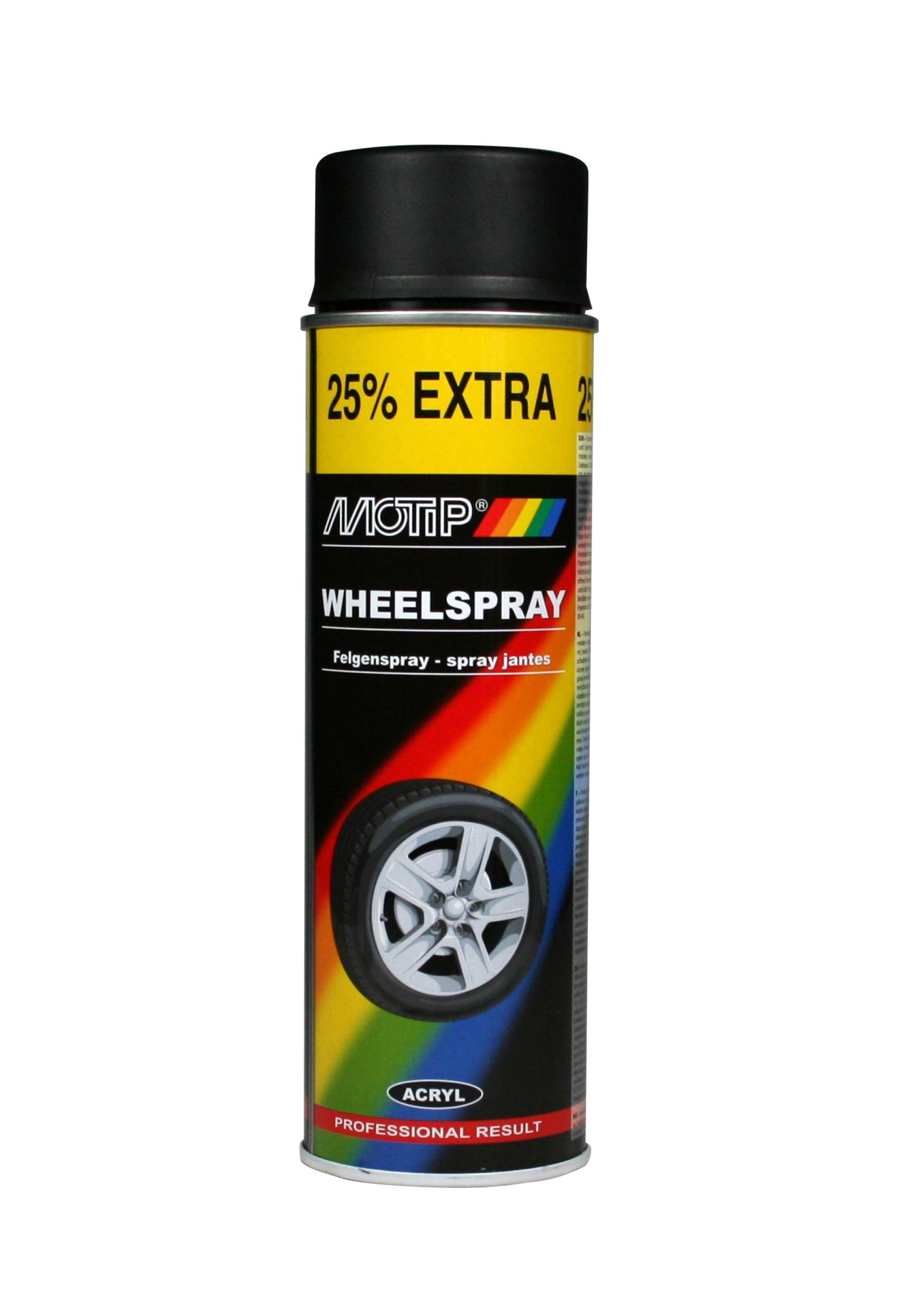 Spray Jantes Preto Mate 500ml