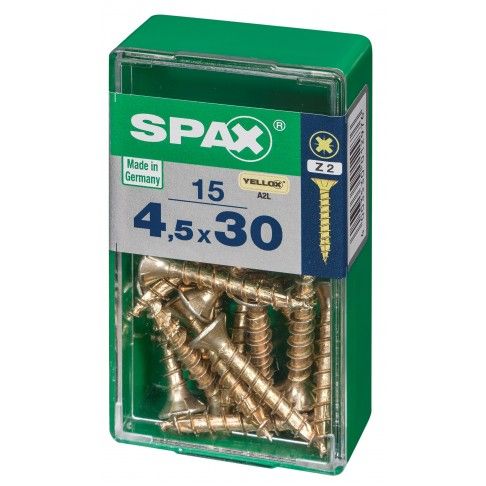 SPAX CP YELLOX 4,5x30mm S SPAX CP YELLOX 4,5x30mm S