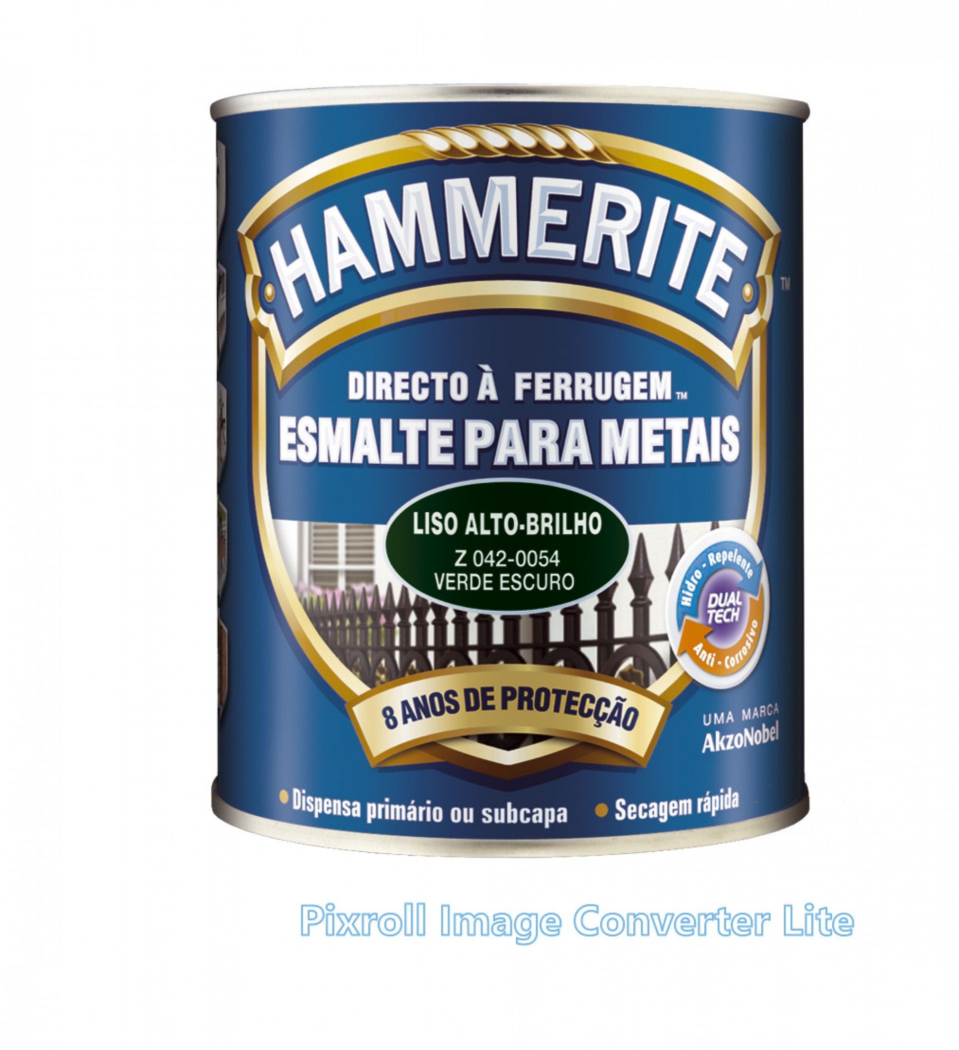 Esmalte HAMMERITE Antioxidante Verde Escuro 0,75L