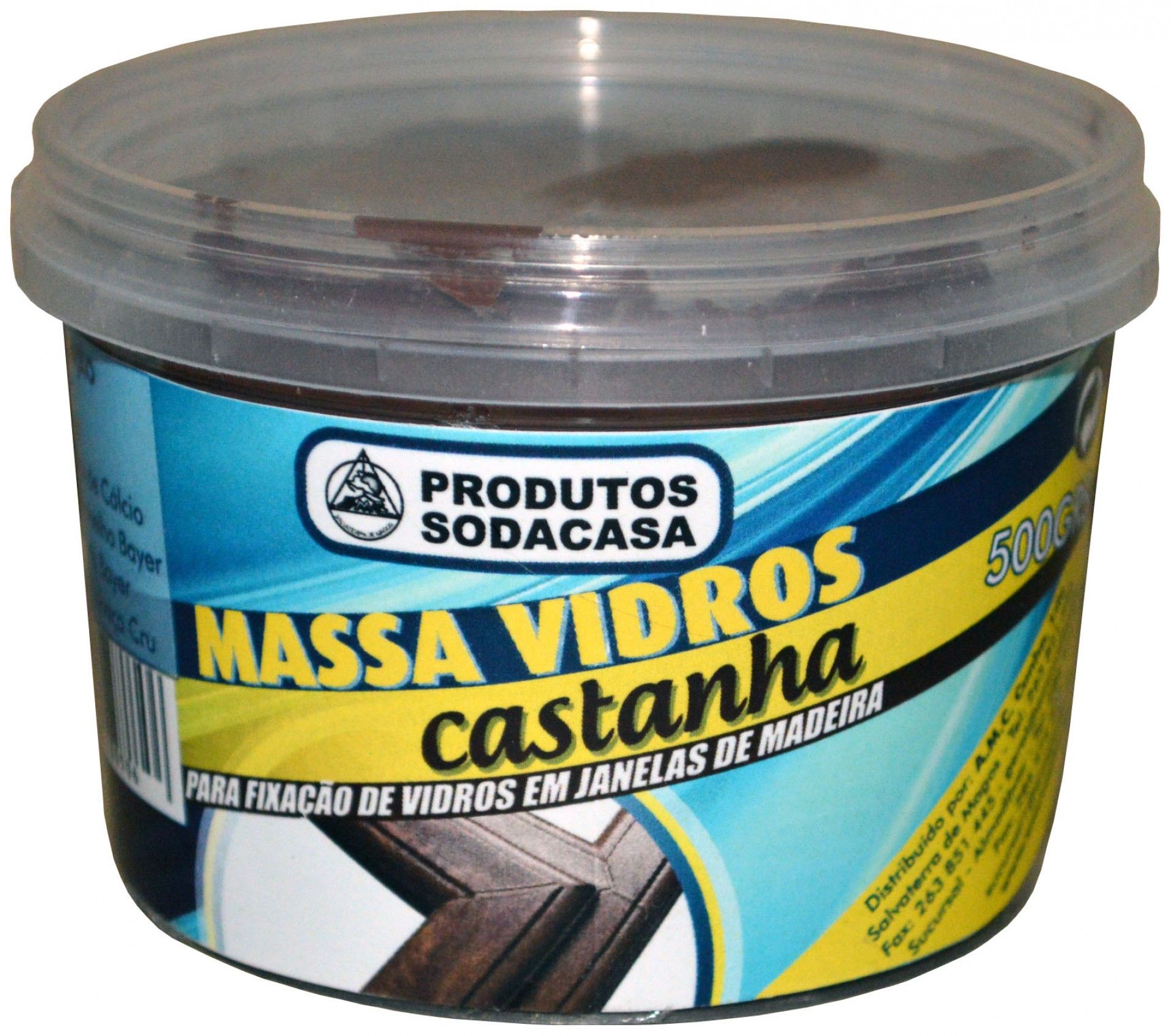Massa Vidraceiro Castanho 0,5kg