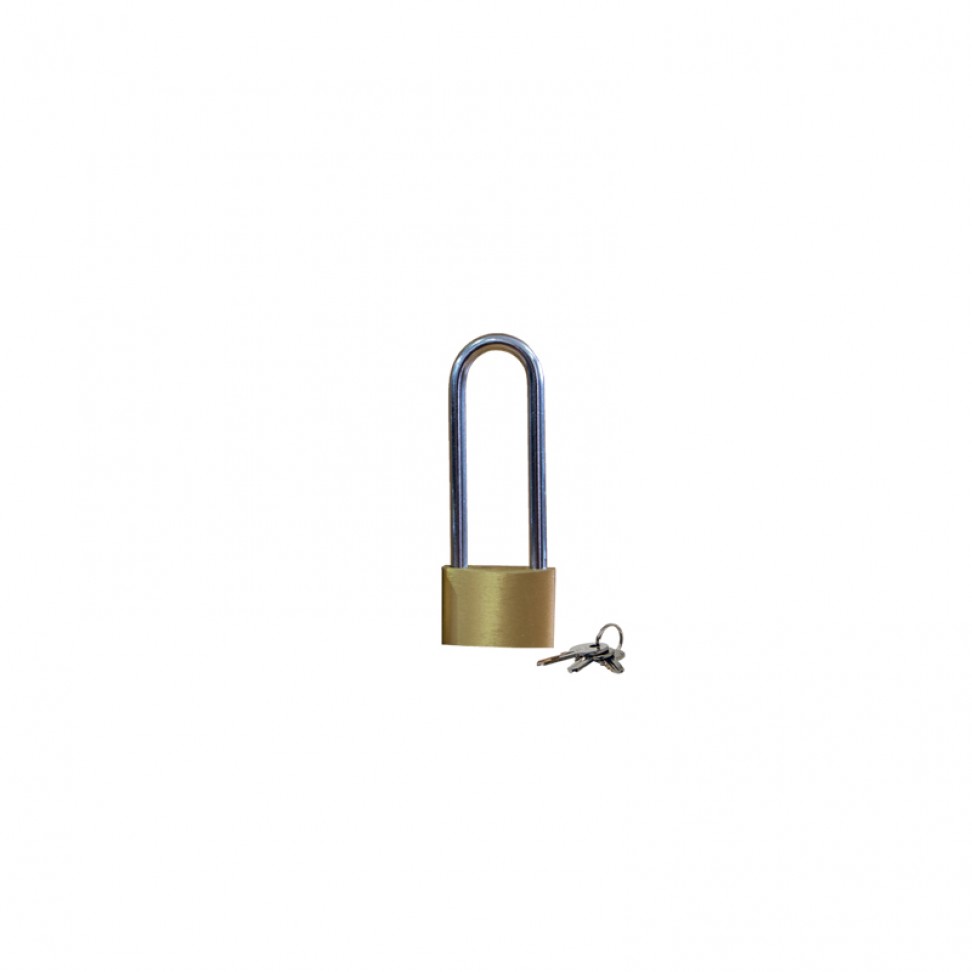 Cadeado Lat�o 25mm 3 Chaves Arco Longo