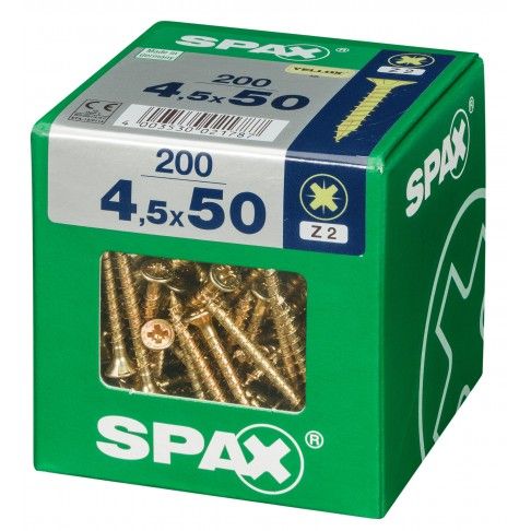 SPAX CP YELLOX 4,5x50mm XL 