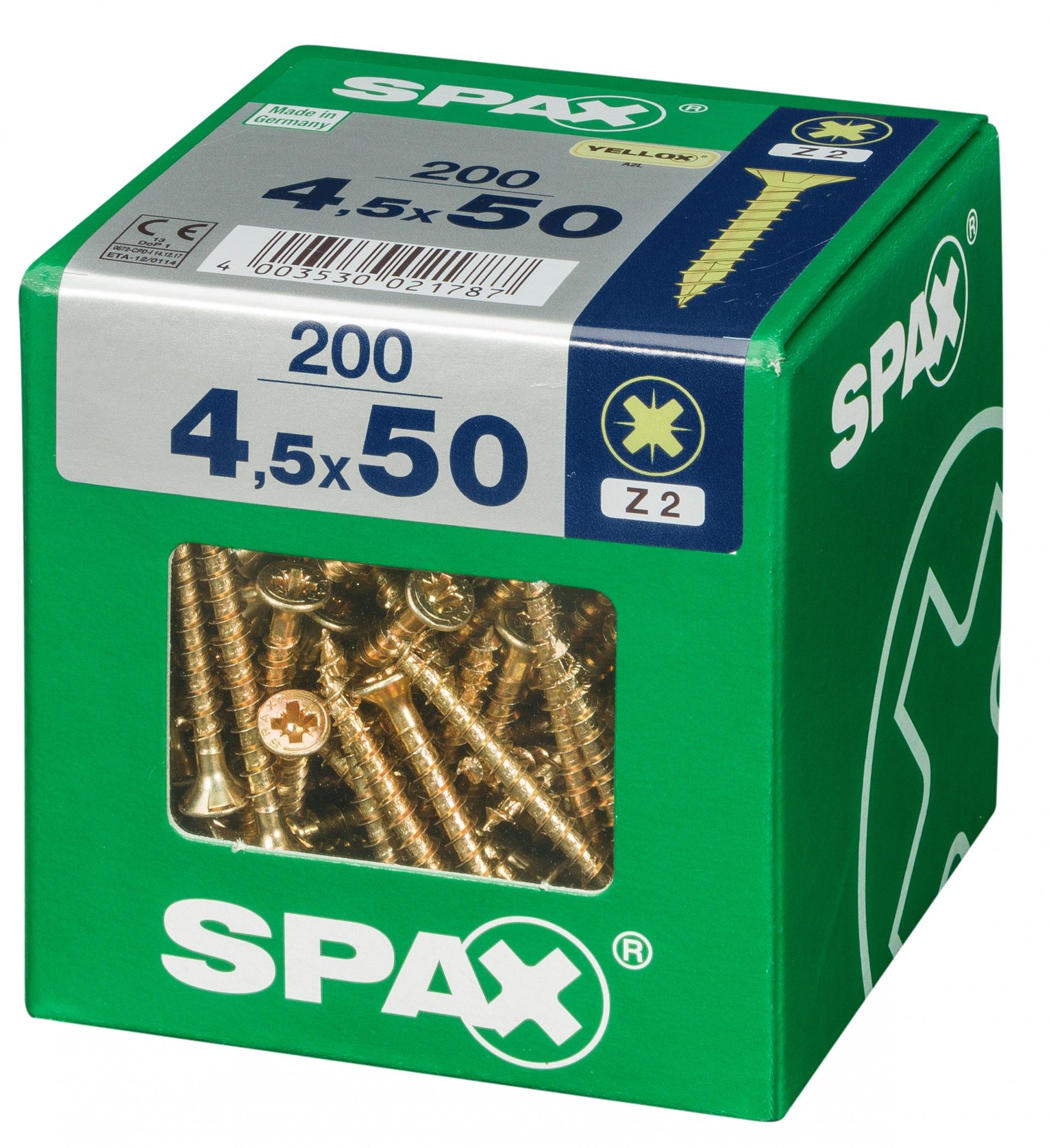 SPAX CP YELLOX 4,5x50mm XL