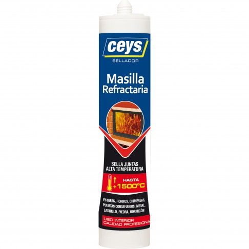 Silicone Massa Refratária Preto 300ml Silicone Massa Refratária Preto 300ml