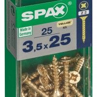 SPAX CP YELLOX 3,5x25mm S SPAX CP YELLOX 3,5x25mm S