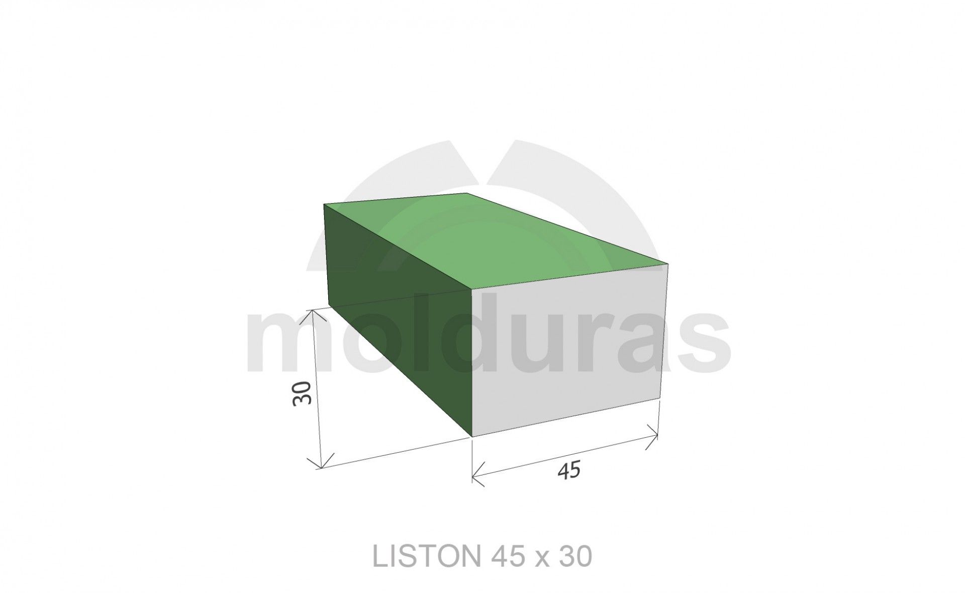 Ripa Abeto Aplainada 30x45x2400mm