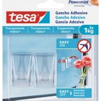 Ganchos Adesivos TESA até 1kg (2 unid.) Ganchos Adesivos TESA até 1kg (2 unid.)