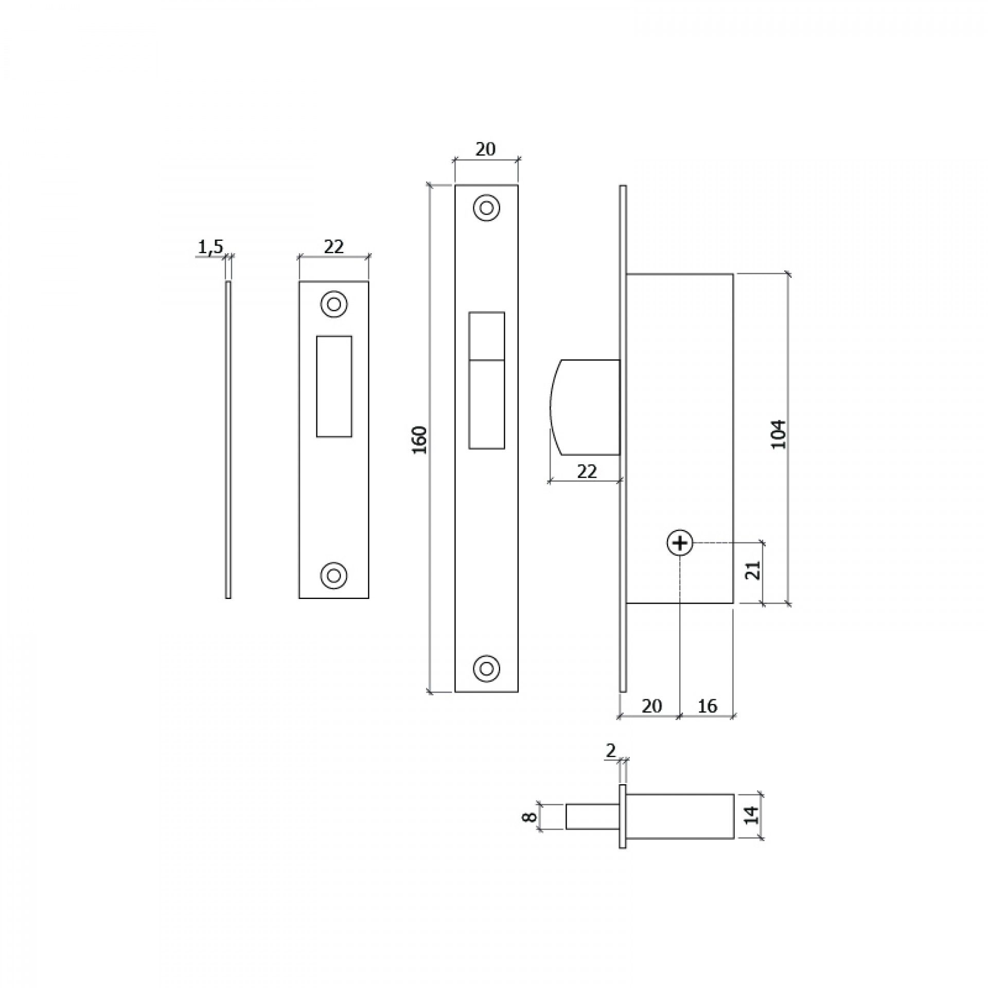 Fechadura Segurança 420 Inox