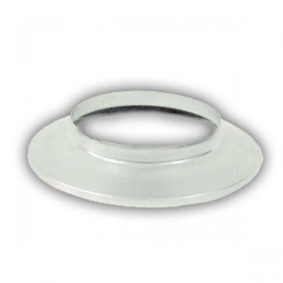 Espelho Para Exaustão Lacado Branco D100mm Espelho Para Exaustão Lacado Branco D100mm