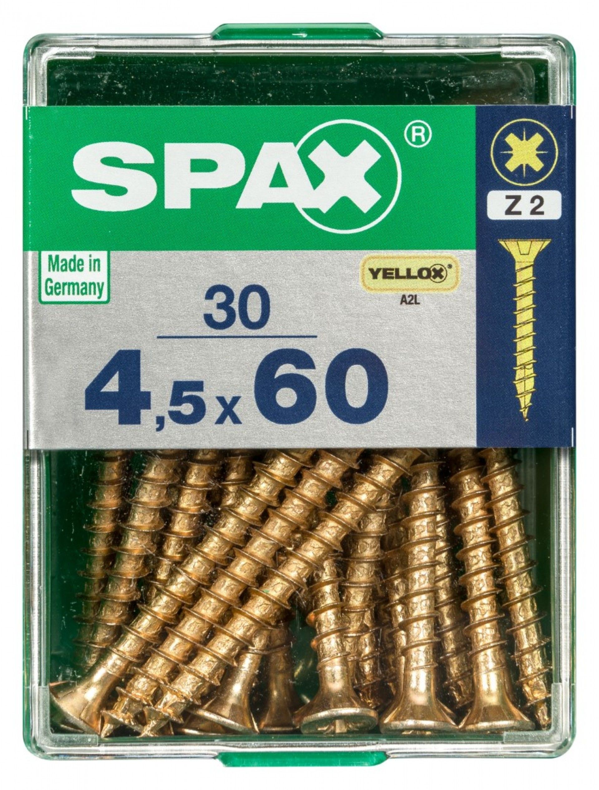 SPAX CP YELLOX 4,5x60mm M