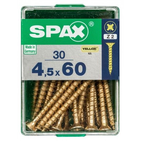 SPAX CP YELLOX 4,5x60mm M SPAX CP YELLOX 4,5x60mm M