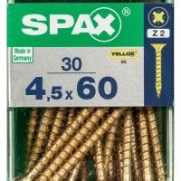 SPAX CP YELLOX 4,5x60mm M SPAX CP YELLOX 4,5x60mm M