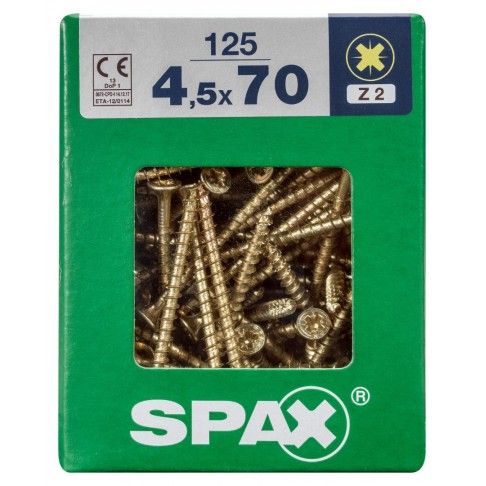 SPAX CP YELLOX 4,5x70mm XL SPAX CP YELLOX 4,5x70mm XL
