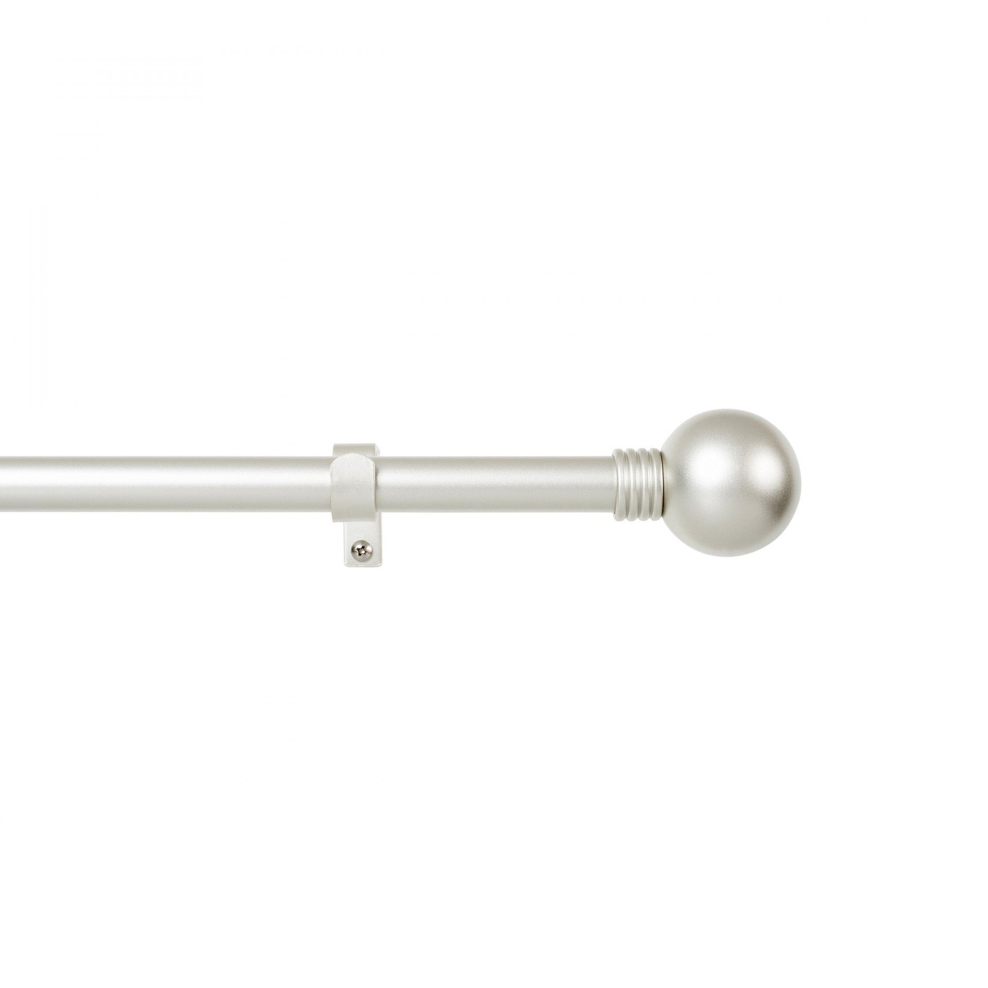 Varão Extensível 160-300cm Esfera Prata