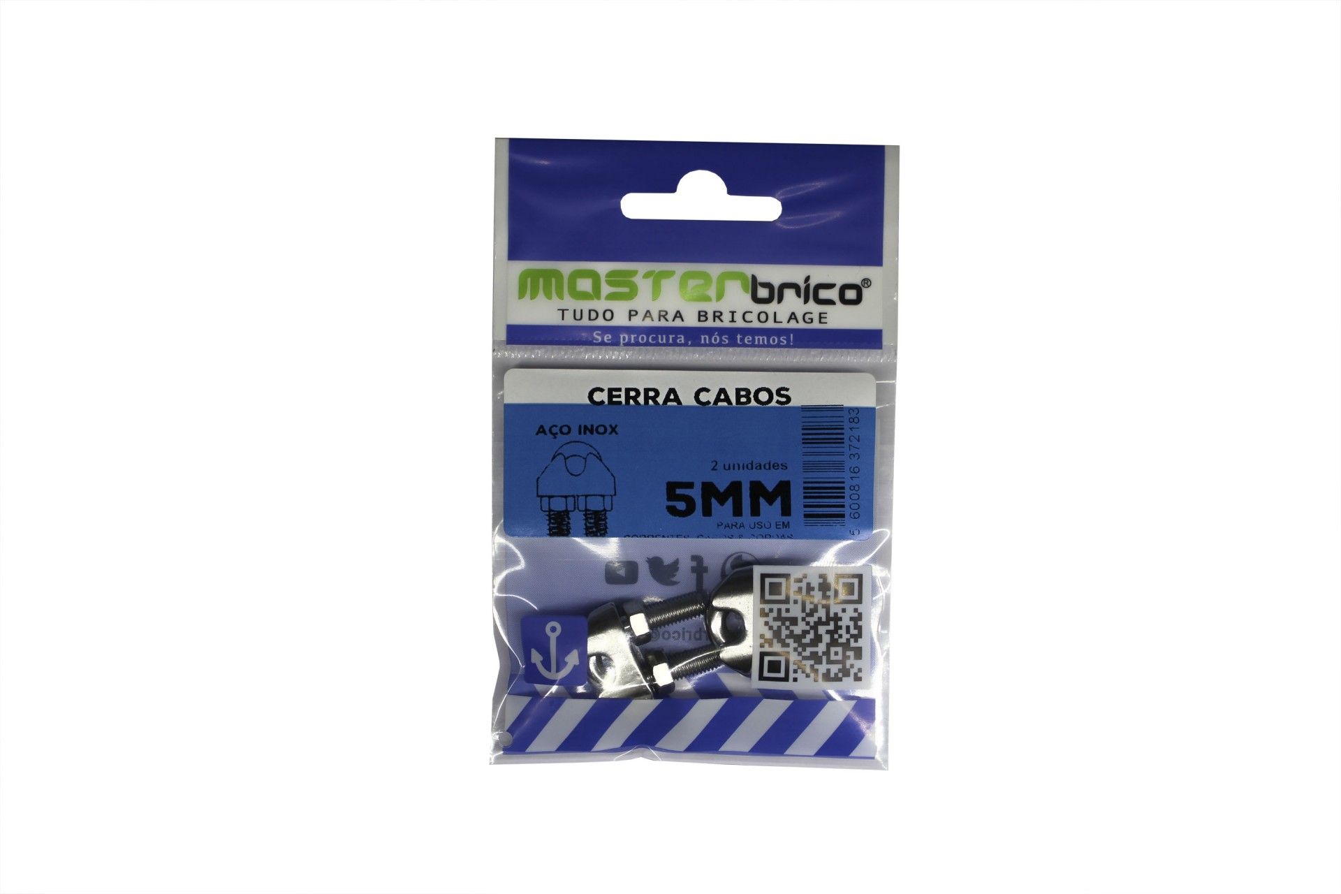 Cerra Cabos Inox 5mm, 2UNID.