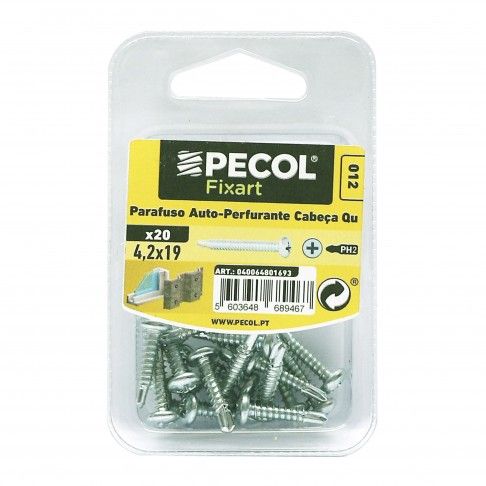 Parafuso AutoPerfurante Cabeça de Queijo 4,2x19 Parafuso AutoPerfurante Cabeça de Queijo 4,2x19