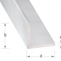 Perfil Ângulo Alumínio Anodizado 10x10mm-1m Perfil Ângulo Alumínio Anodizado 10x10mm-1m