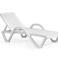 Espreguiçadeira Woody Branca Espreguiçadeira Woody Branca