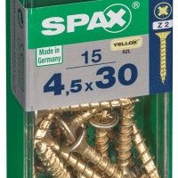 SPAX CP YELLOX 4,5x30mm S SPAX CP YELLOX 4,5x30mm S