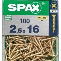 SPAX CP YELLOX 2,5x16mm M SPAX CP YELLOX 2,5x16mm M