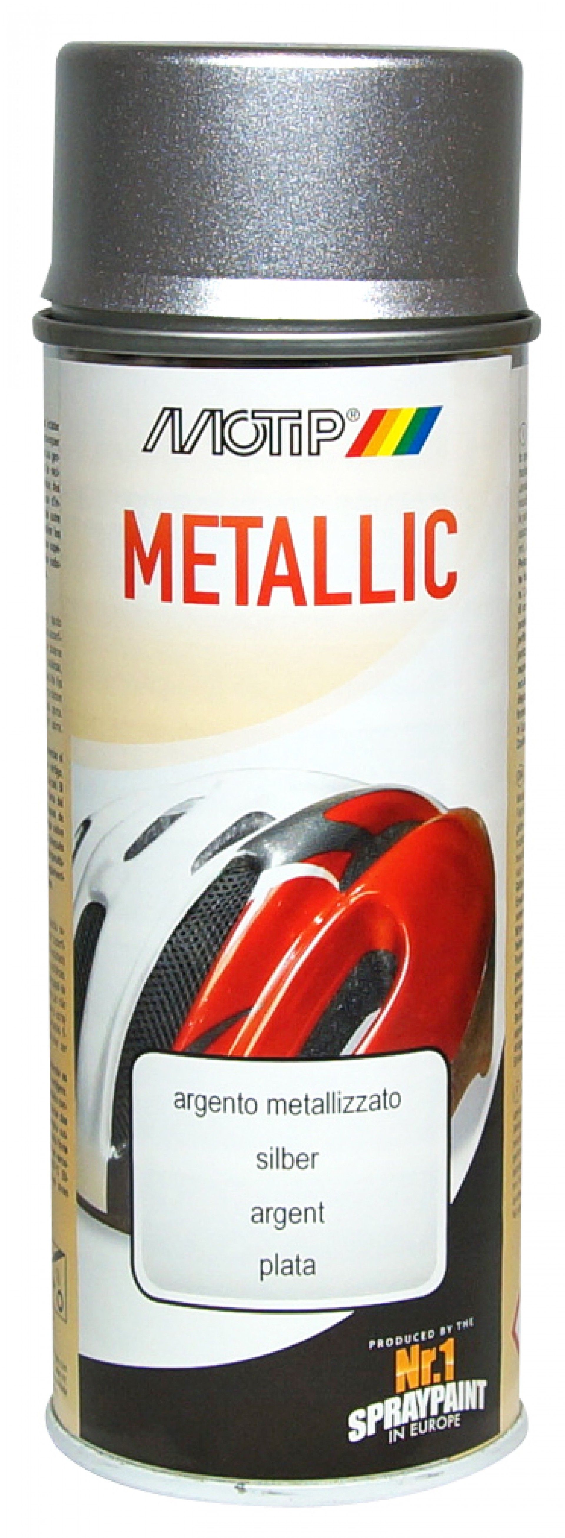 Spray Motip Metalizado Prata